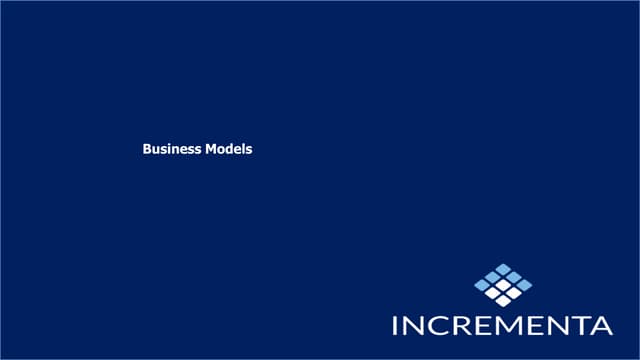 Business models