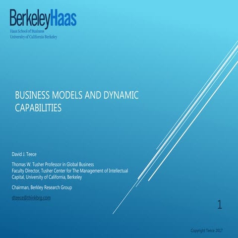 Business Models and Dynamic Capabilities