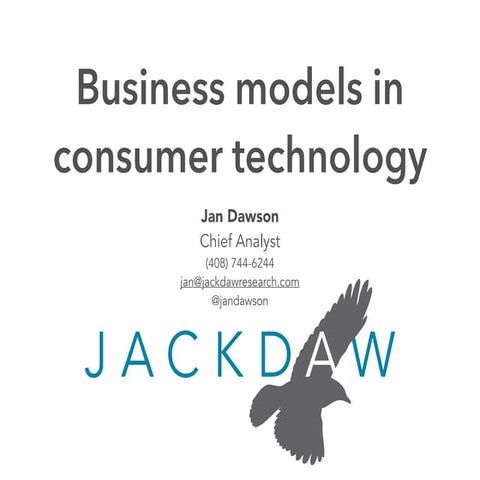 Business models in consumer technology