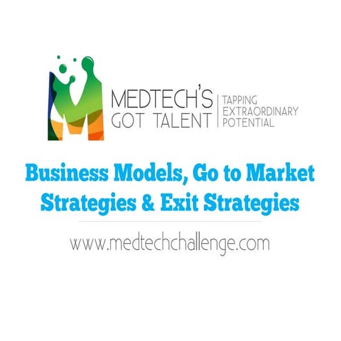 Business model, market and exit strategies