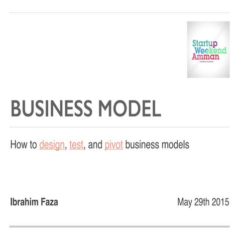 Business model Canvas