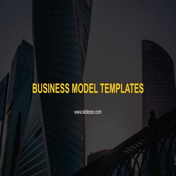 Business model templates PDF Technology Computing