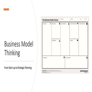 Business model thinking