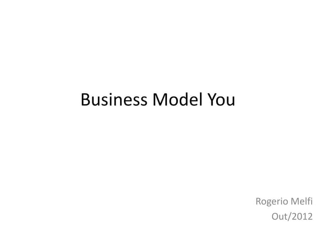 Business model you