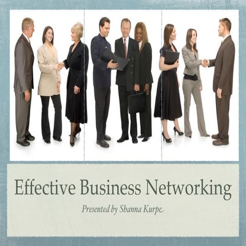 Tips for Effective Business Networking