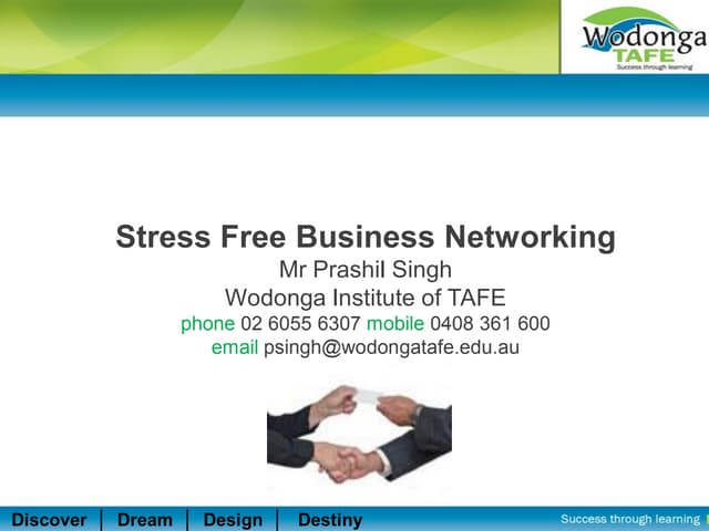 Business networking (21 jun 2011)  p singh