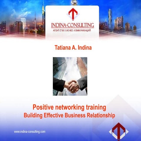 Business networking tatiana indina