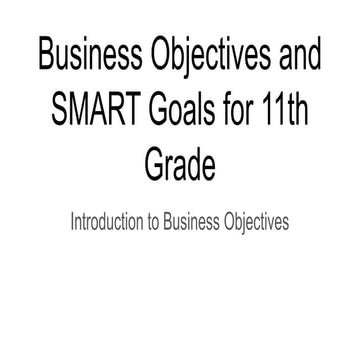 Business Objectives and SMART Goals.pptx