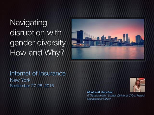 Navigating Disruption with Gender Diversity