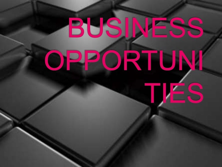 Business opportunities