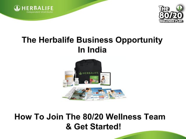 Herbalife Business Opportunity In India