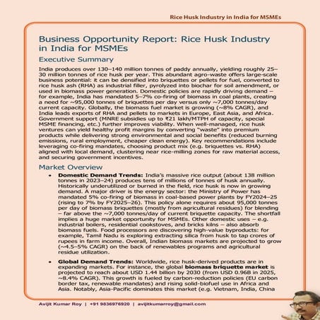 Business Opportunity Report_ Rice Husk Industry in India for MSMEs.pdf