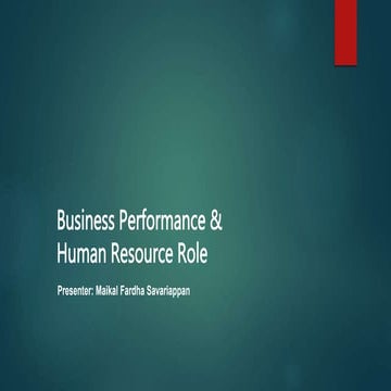 Business Performance and HR Role.ppt
