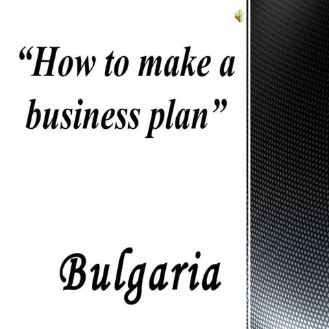 Business plan