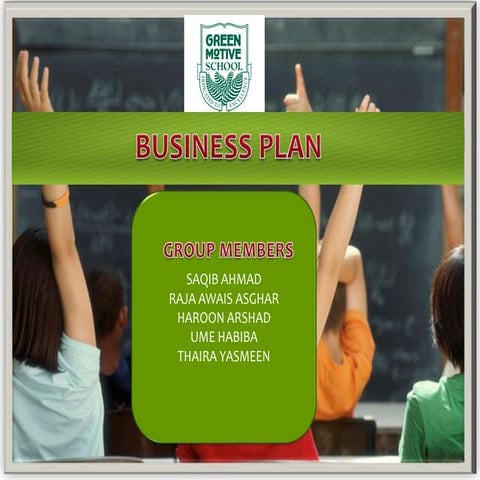 Business plan of School Presentation | PPTX
