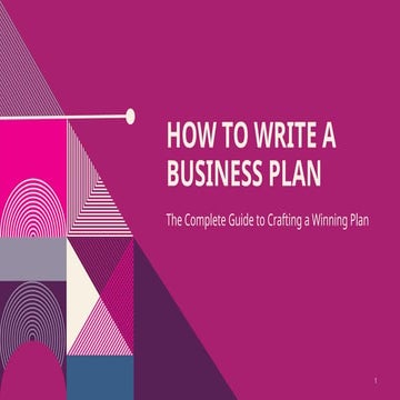 How to Write a Business Plan using simple Steps