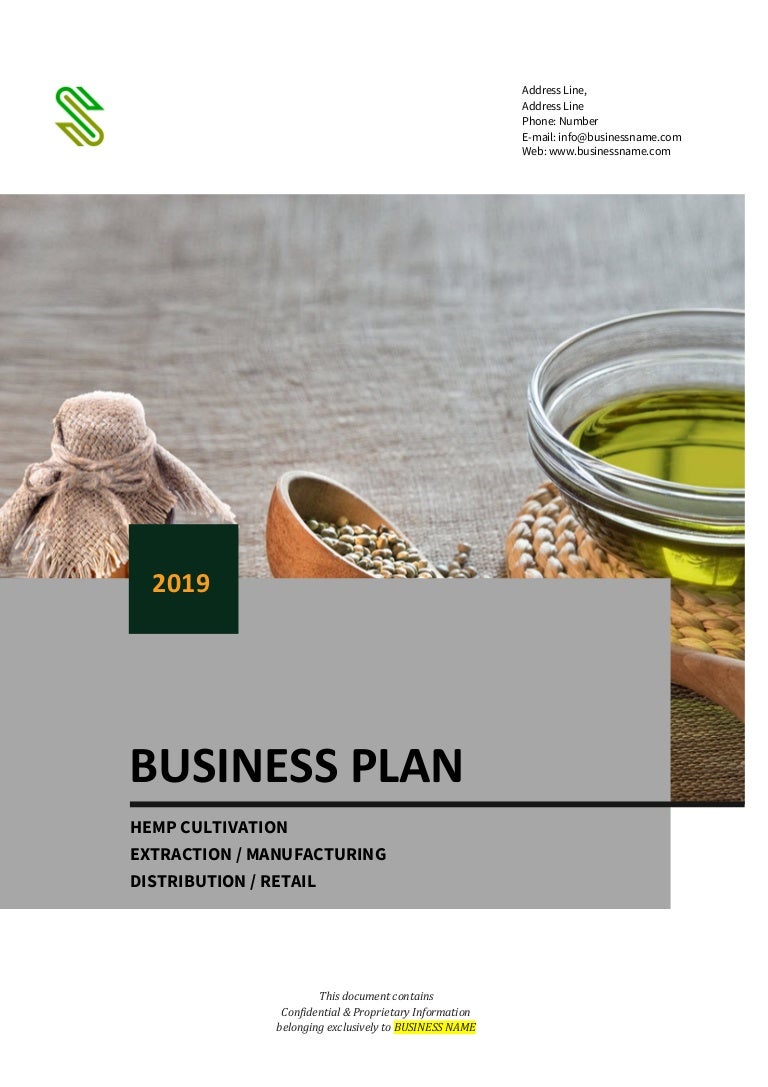 Hemp business plan pdf image