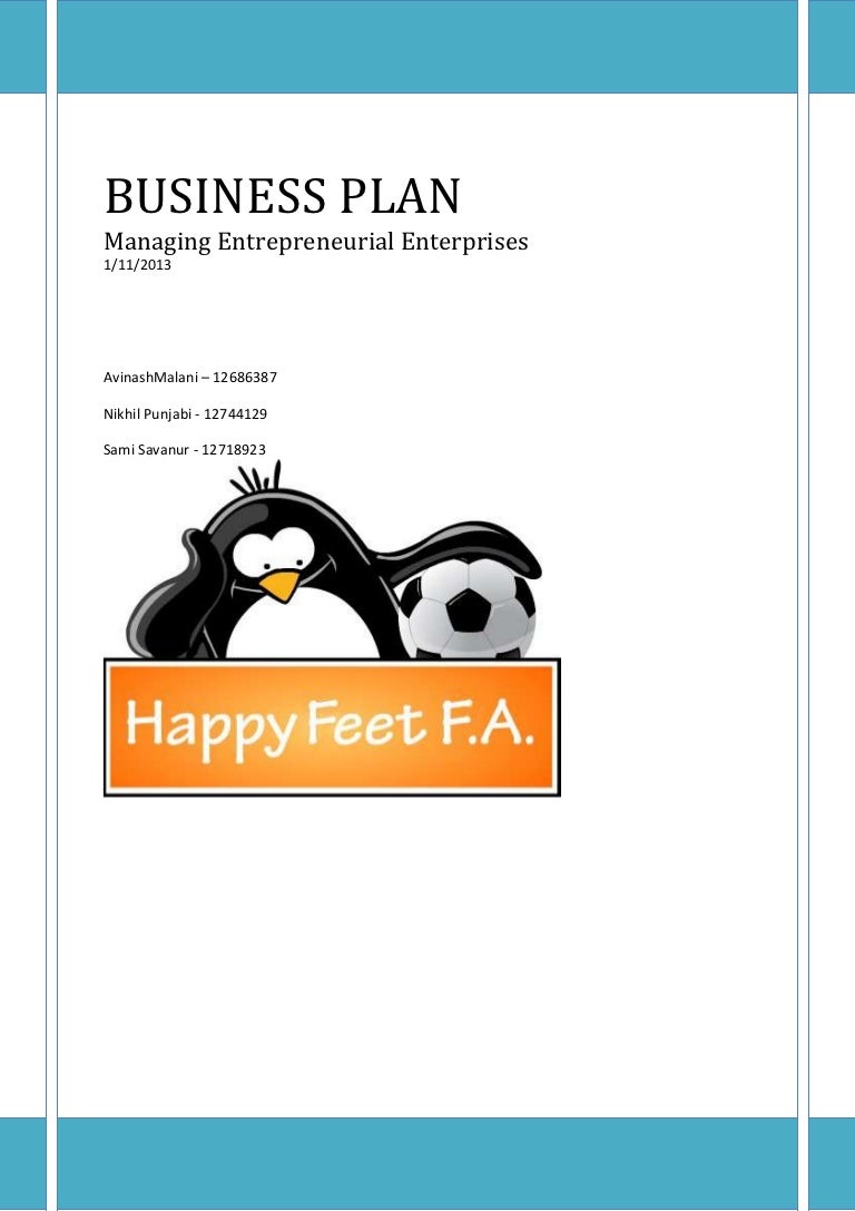 Business Plan Soccer School