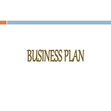 Business plan 
