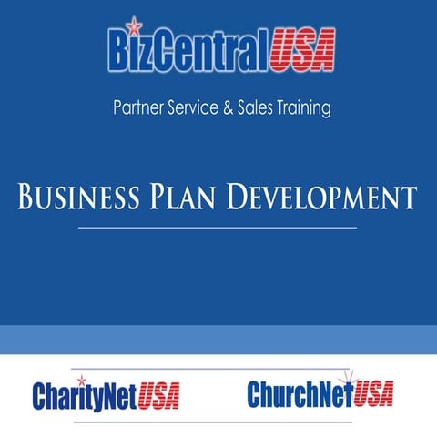 Partner Training: Business Plan Development