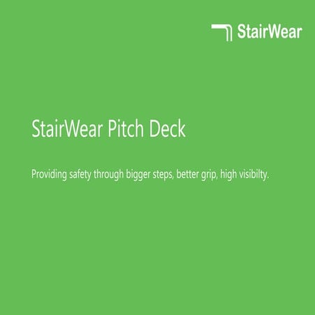 StairWear Pitch Deck