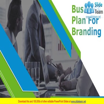 Business Plan for Branding PowerPoint Presentation Slides 