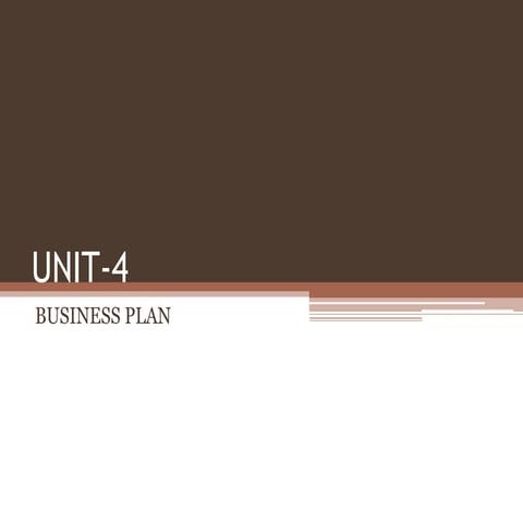 Business plan format
