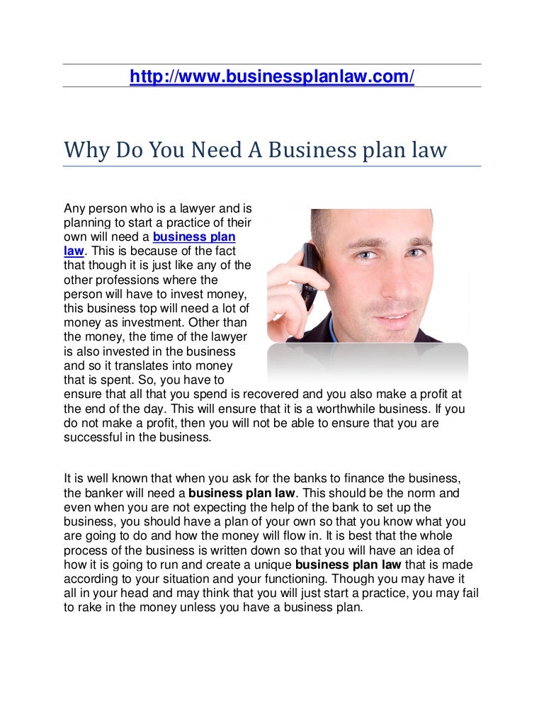 Business plan law