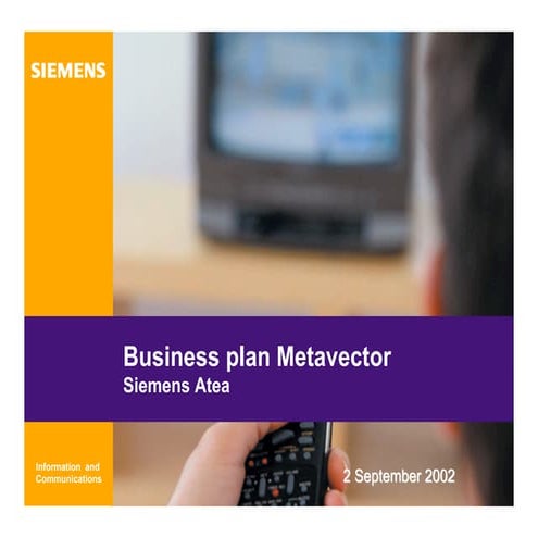 Business plan Metavector - B Mariman