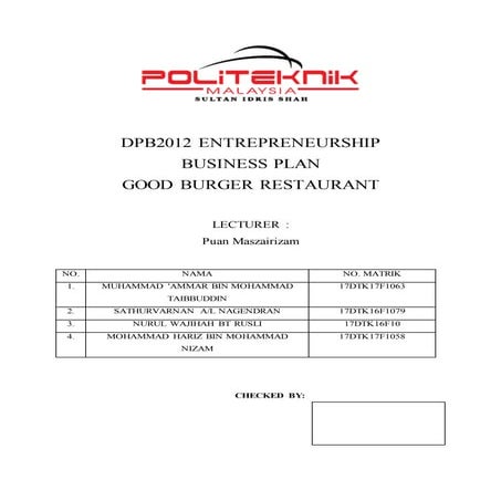 Business Plan 