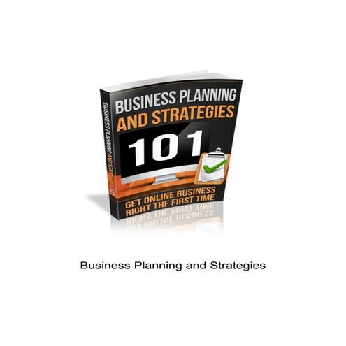 Business planning and_strategies