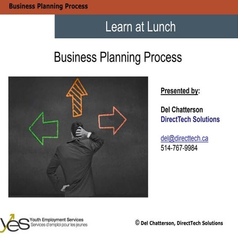 Business Planning Process @ YES Webinar Apr. 24-2014