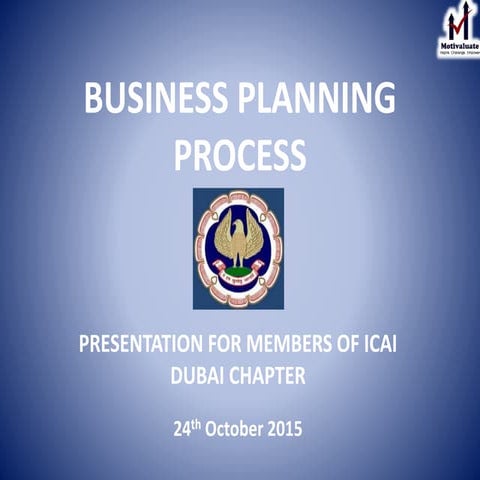 Business Planning Process 24.10.15