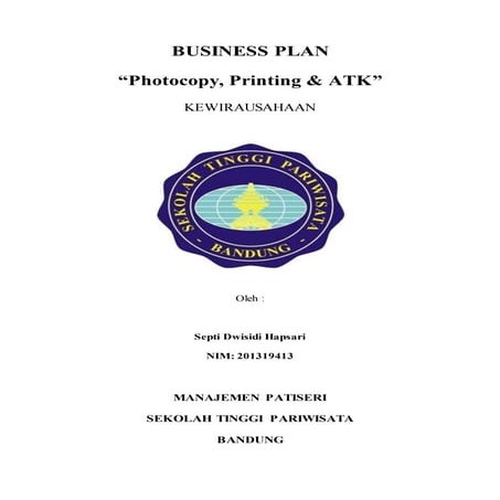 Business plan photocopy atk