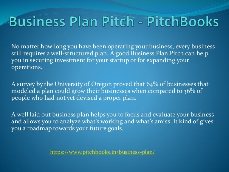 Business pitching picture