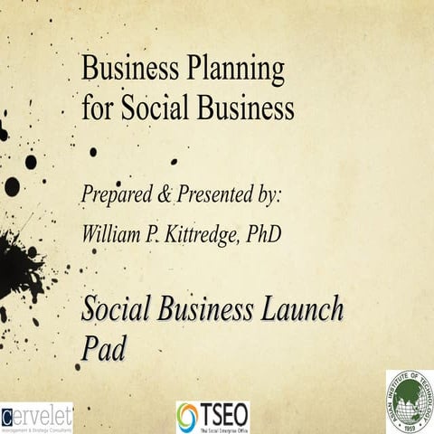 Social Business Planning