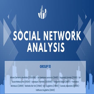 Social Network Analysis: The hidden science of Innovation