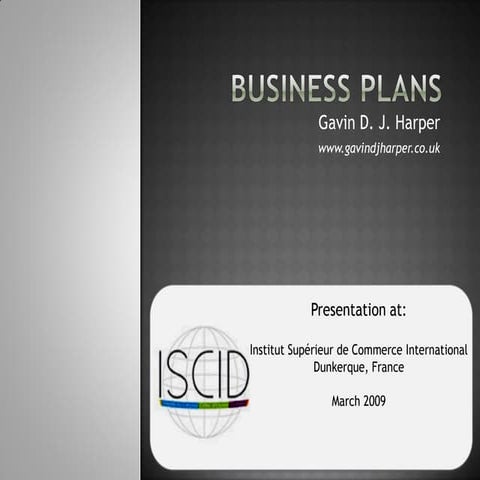 Business Plans