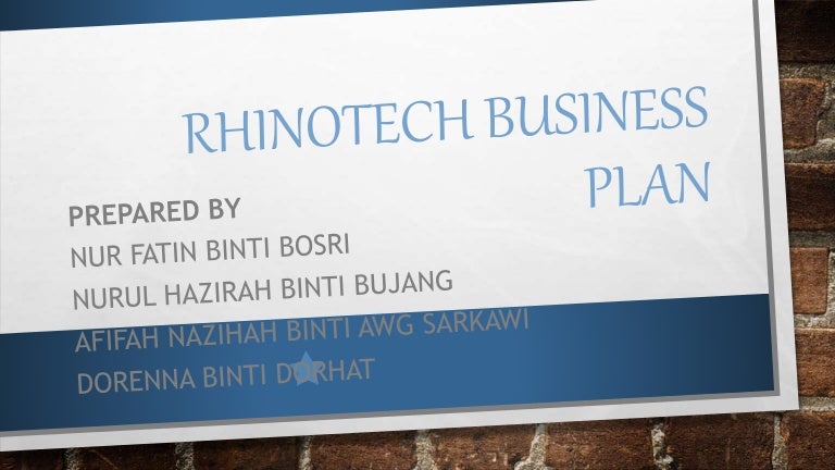 Business plan uitm