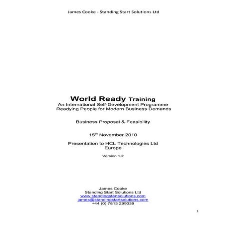 World Ready Proposal