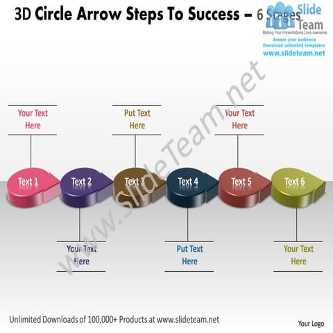 Business power point templates linear arrow flow diagram sales ppt ...