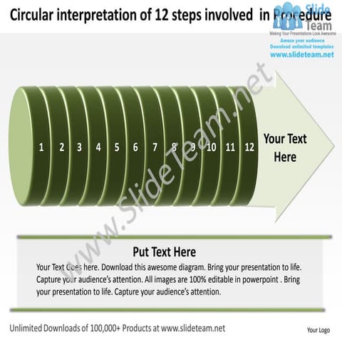 Two stages arrow process diagram production flow charts power point ...