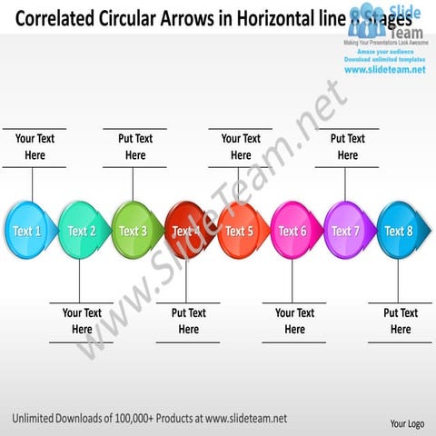 Business power point templates linear arrow flow diagram sales ppt ...
