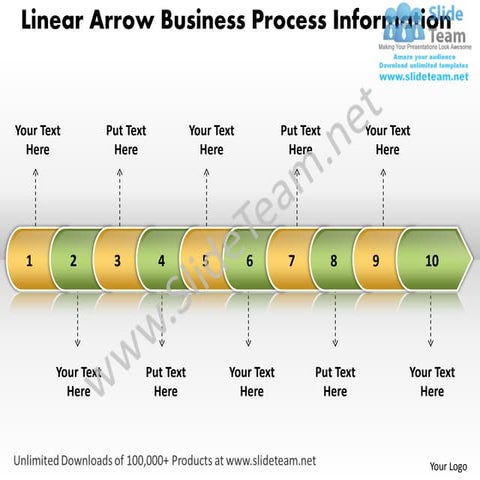 Business power point templates linear arrow flow diagram sales ppt ...