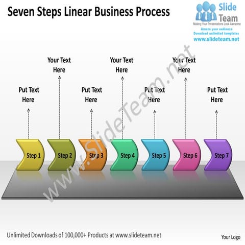 Business power point templates linear arrow flow diagram sales ppt ...
