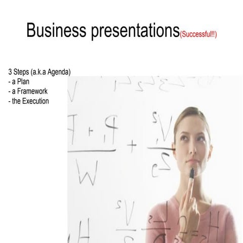 Making a business(or any other ) presentation worth it