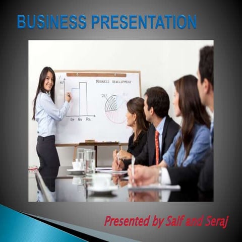 Business presentation