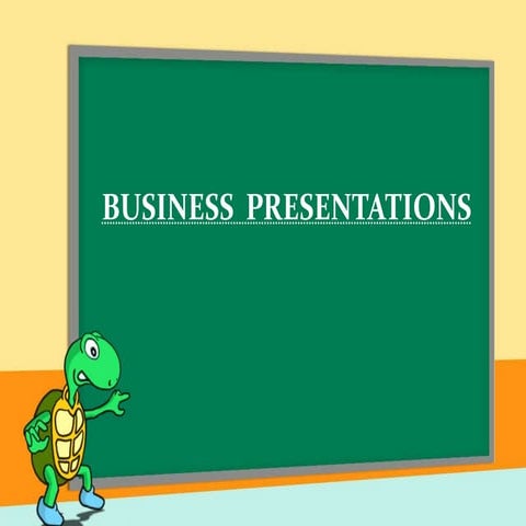 Business presentation