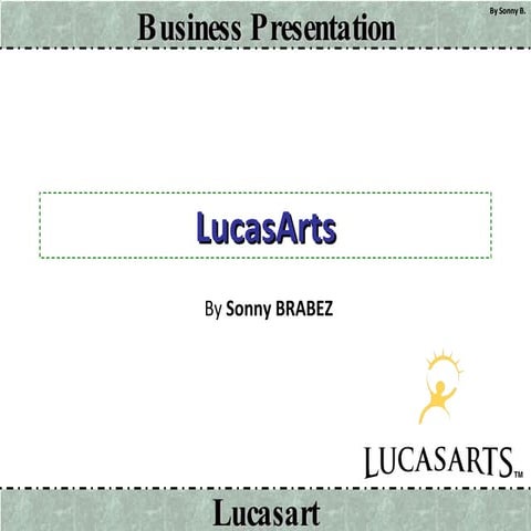 Presenting LucasArts (Schoolwork presentation)