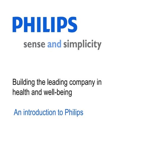 Philips_ Business Presentation 2012